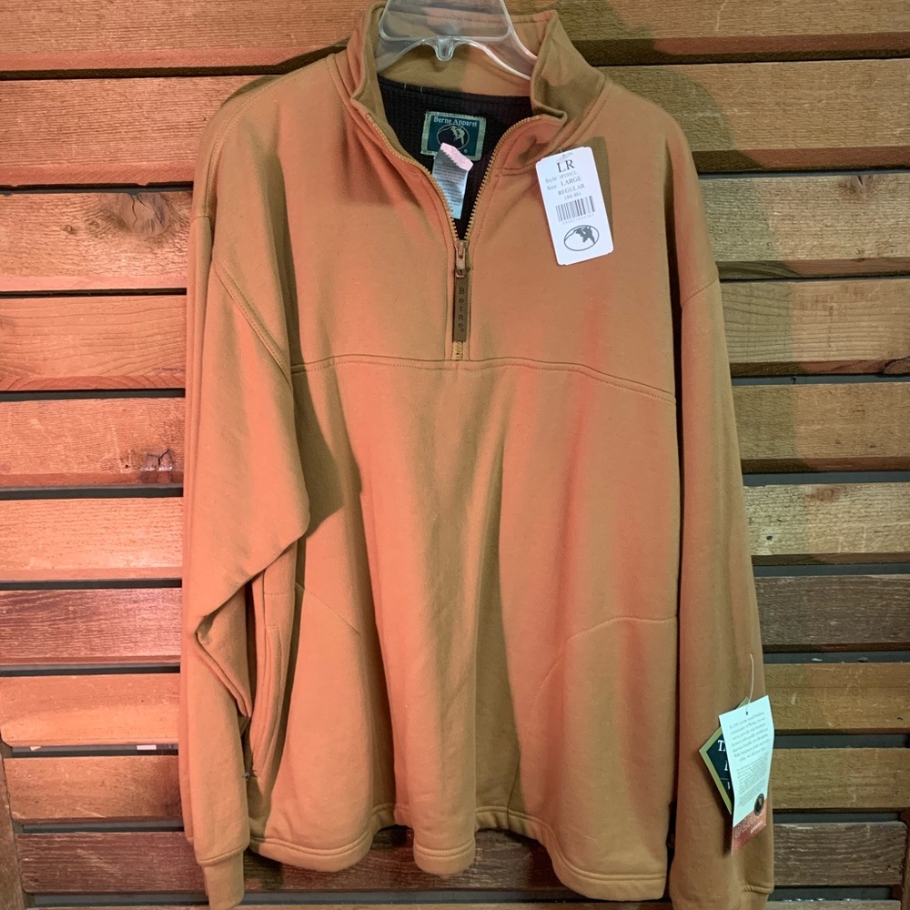 NEW Berne Apparel Long Sleeve Sweater